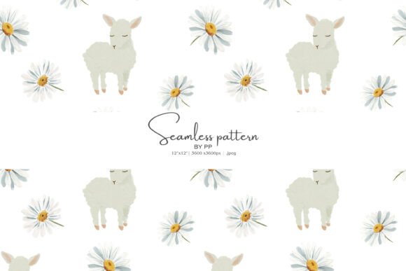 Download Seamless Lamb Pattern - Premium Resources