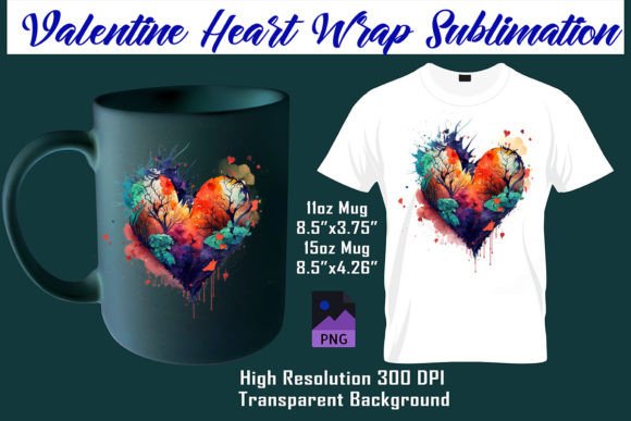 Download Valentine Love Splashes Sublimation - Premium Resources