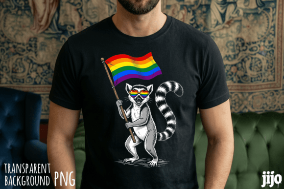 Download Lemur Rainbow Pride Flag PNG - Pride flag png Collection