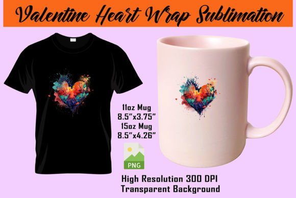 Download Heart Water Color Sublimation - Premium Resources