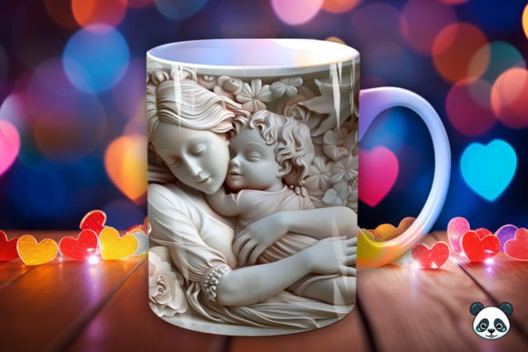 Download Mother and Baby 3D Mug Wrap Sublimation - 3d mug wrap Collection