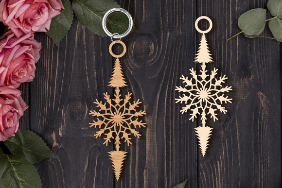 Download Christmas Keychain Laser Cut Svg - Premium Resources