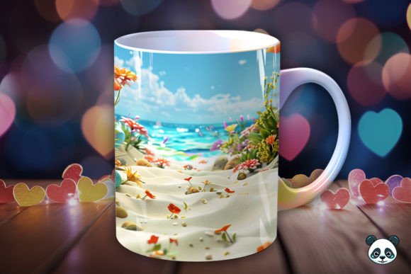Download Seaside 3D Mug Wrap Sublimation - 3d mug wrap Collection