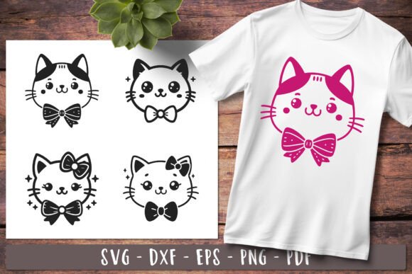 Download Kawaii Cat Svg | Cute Animal Designs - Premium Bundle