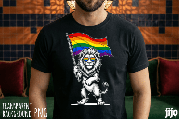 Download Lion Rainbow Pride Flag PNG - Pride flag png Collection