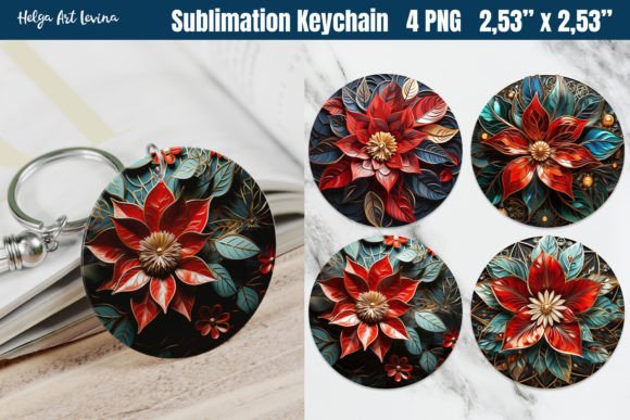 Download 3D Christmas Keychain - Christmas keychain Collection